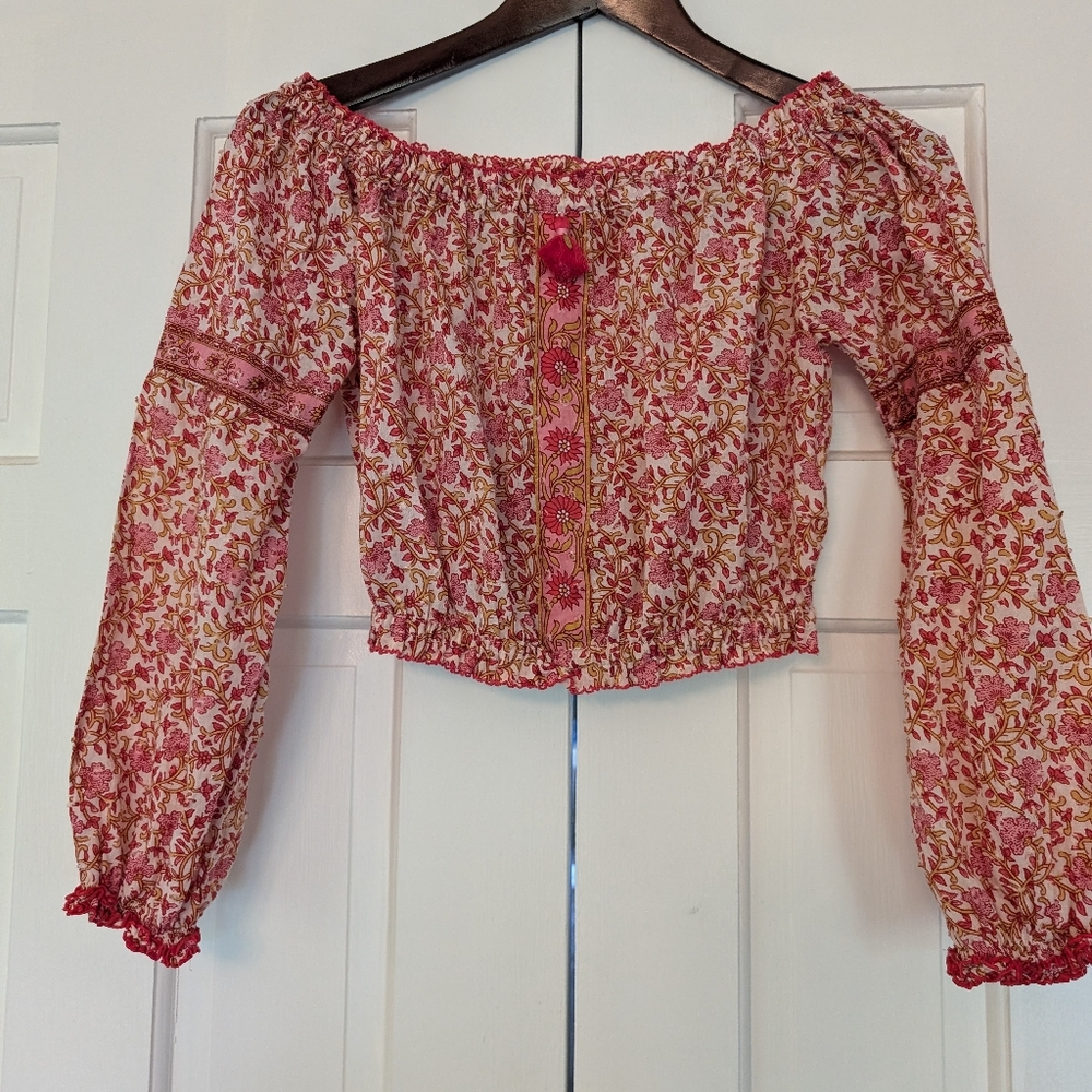 NWOT Poupette St Barth Nana Blouse - Picture 2 of 13